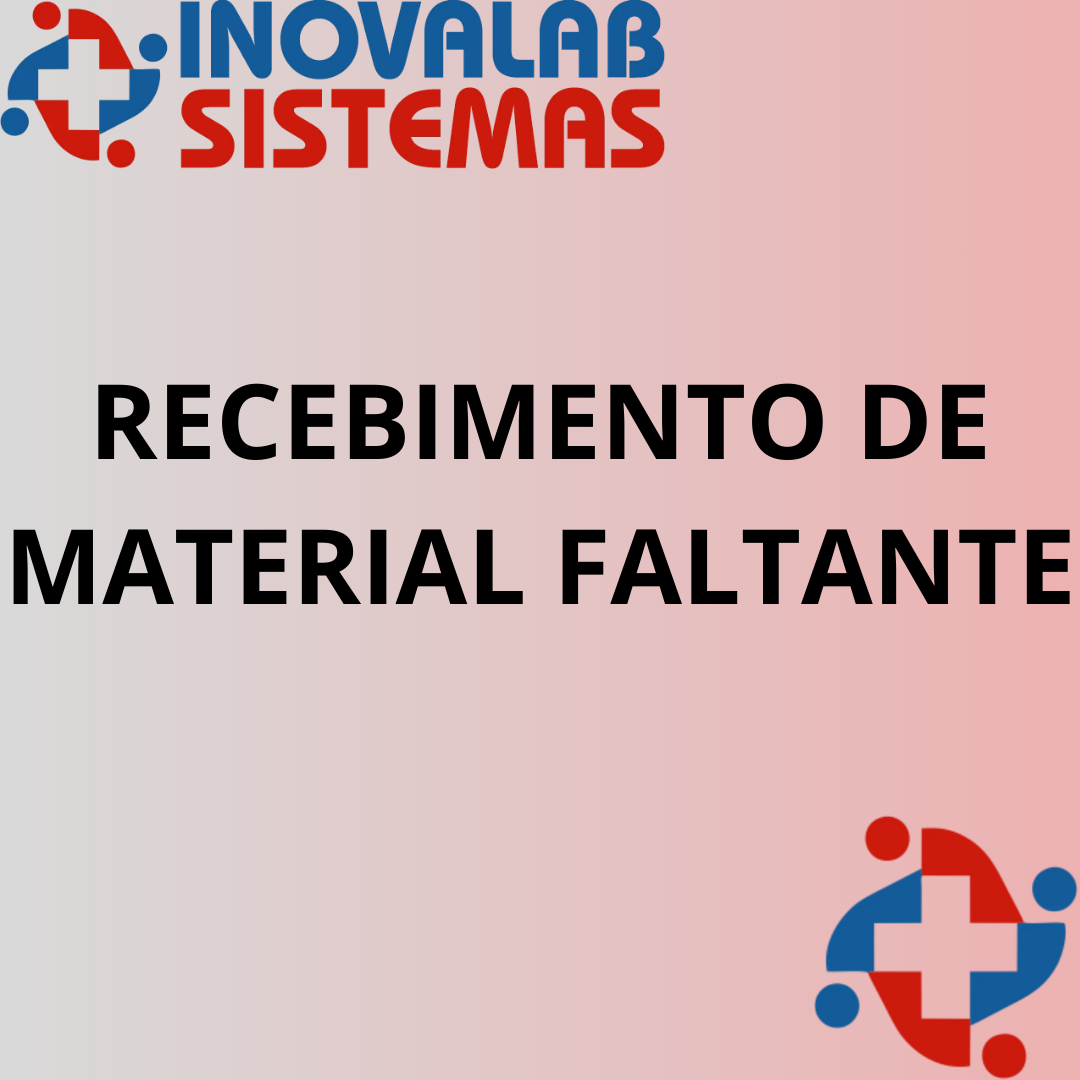 Recebimento De Material Faltante